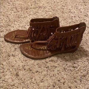 SAM EDELMAN Fringe sandals size 8.5